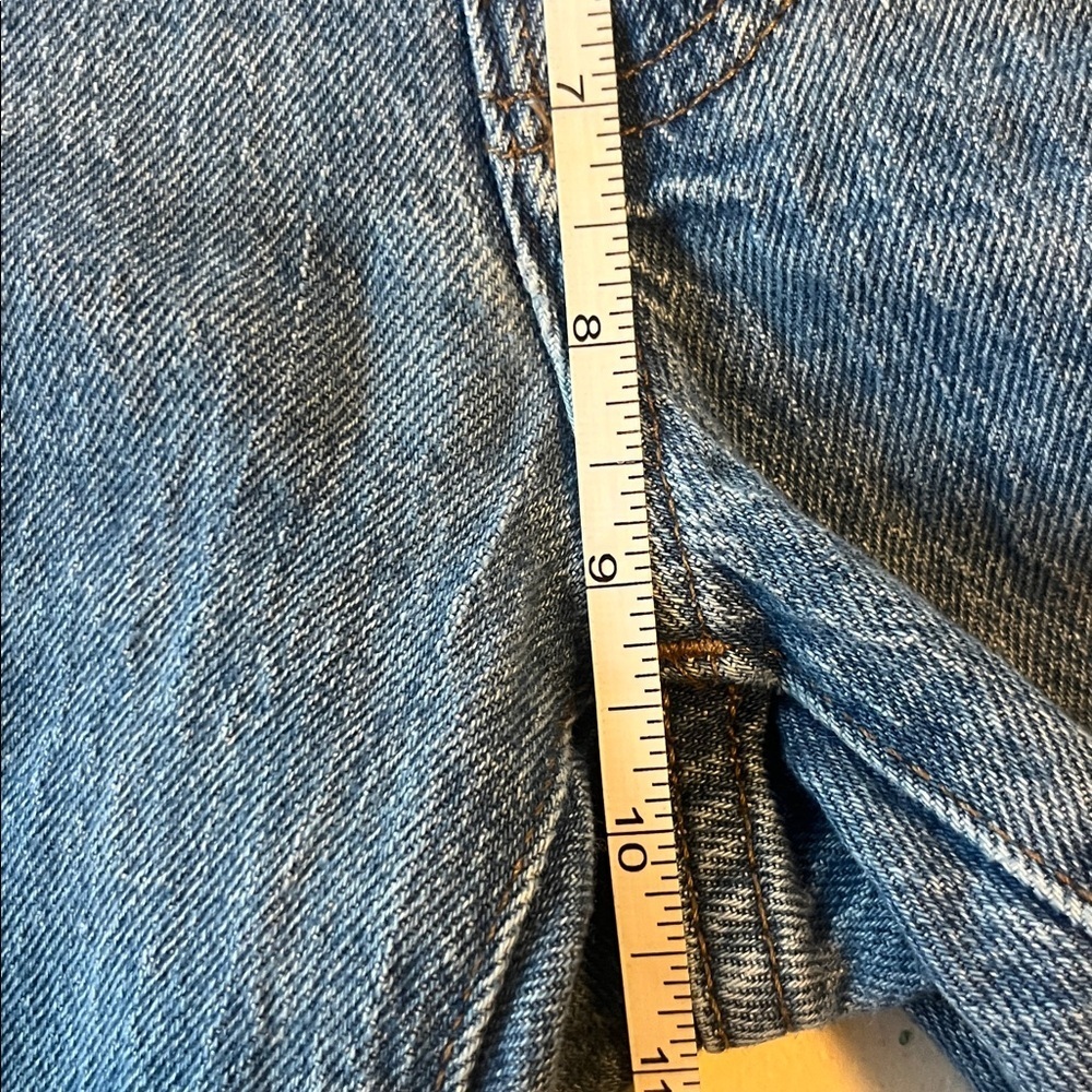 Madewell Ainsdale Wash Mid-Rise Perfect Vintage Jean Knee-Rip Edition Size 24 - Picture 4 of 6